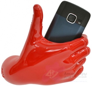 Держатель для IP Phone Antartidee Mani 1161 RS`Рука` цвет красный