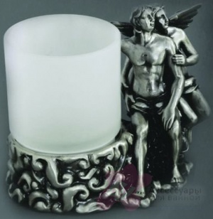 Стакан Art&Max Romantic AM-B-0081D-T настольный серебро