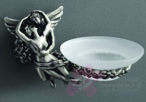 Мыльница Art&Max Romantic AM-B-0815-T настенная серебро