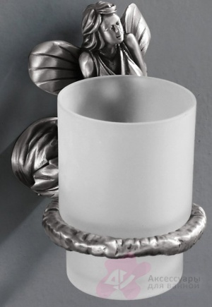 Стакан Art&Max Fairy AM-B-0984-T настенный серебро