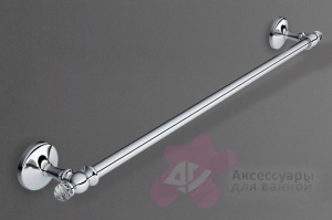 Полотенцедержатель Art&Max Antic Crystal AM-E-2624SJ-Cr одинарный хром