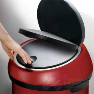 Ведро мусорное Brabantia 395543 Touch Bin (50 литров Deep Red (темно-красный