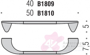 Полотенцедержатель Colombo Khala B1809.000 одинарный длина 40 см хром