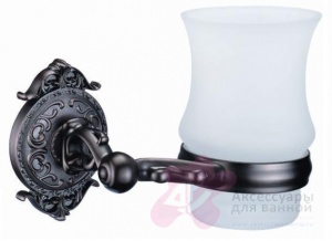 Стакан Hayta Gabriel 13905-1/VBR подвесной Antic Brass (состаренная латунь/стекло