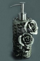 Дозатор мыла Art&Max Rose AM-B-0091A-T настольный серебро