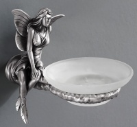 Мыльница Art&Max Fairy AM-B-0985-T настенная серебро