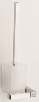 Ершик Sanibano Diamond H9000-10 для туалета подвесной хром /стекло матовое / Swarovski