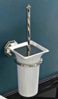 Ершик Sbordoni Deco DE111CR для туалета настенный хром/керамика