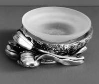 Подробнее о Мыльница Art&Max Tulip AM-B-0082C-T настольная серебро