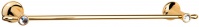 Подробнее о Полотенцедержатель Boheme Chiaro 10502 одинарный золото / Swarovski