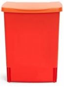 Подробнее о Ведро мусорное Brabantia 482267 (10 литров встраиваемое Lipstick Red (красный