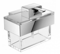 Подробнее о Дозатор для мыла Emco Vara 4221 001 00 настенный хром /стекло прозрачное