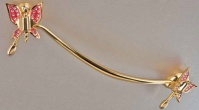 Подробнее о Полотенцедержатель Etruska Icaro 4808/55/PERLA одинарный 40 см золото/белый