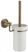 Подробнее о Ершик для туалета Fixsen Antik FX-61113 подвесной бронза/керамика белая