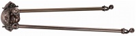 Подробнее о Полотенцедержатель Hayta Gabriel 13930-2/VBR двойной поворотный Antic Brass (состаренная латунь