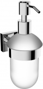 Подробнее о Дозатор для мыла Linisi Cubo 810085F-B подвесной хром / стекло