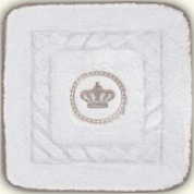 Подробнее о Коврик Migliore Complementi ML.COM-50.019.10 для ванны (узор 2) 60 х 60 см цвет белый с вышивкой `корона` хром