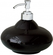 Подробнее о Дозатор Nicol Samira 2111925 настольный для жидкого мыла керамика черная / хром
