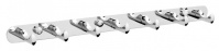 Подробнее о Вешалка с крючками Raiber R50122 на планке (7 шт.) хром