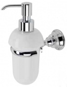 Подробнее о Дозатор для жидкого мыла StilHaus Smart SM30(08-BI) CR настенный хром / керамика белая