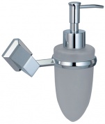 Подробнее о Дозатор для мыла Wasserkraft Aller K-1100 K-1199 подвесной хром/стекло матовое