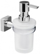 Подробнее о Дозатор для мыла Wasserkraft Lippe K-6500 K-6599 подвесной хром/стекло матовое