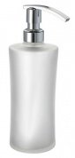 Подробнее о Дозатор для жидкого мыла Windisch Box Lineal Crystal Matt 90114MCR настольный хром /стекло матовое белое