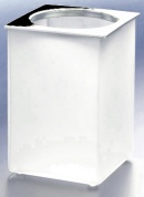 Подробнее о Стакан Windisch Box Matt 91122MCR настольный хром /стекло матовое белое