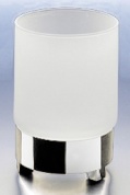 Подробнее о Стакан Windisch Box Matt 94117MCR настольный хром /стекло матовое белое