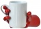 Стакан Antartidee Mani 1165 RS на держателе `Рука` цвет красный