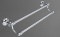 Полотенцедержатель Art&Max Antic Crystal AM-E-2648SJ-Cr двойной хром