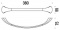 Полотенцедержатель Colombo Link B2409.000 одинарный длина 38 см хром