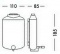 Дозатор для мыла Colombo Hotel Collection B9963 подвесной хром