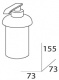 Дозатор FBS Universal UNI 008 для жидкого мыла настольный хром