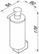 Дозатор жидкого мыла Geesa Nexx 7516-02 подвесной хром