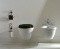 Ершик Globo Paestum PA042 для туалета металл ковка / керамика белая