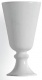 Стакан Globo Relais RE040BL настольный керамика белая