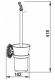 Ершик для туалета Hayta Gabriel 13907/VBR подвесной Antic Brass (состаренная латунь