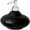 Дозатор Nicol Samira 2111925 настольный для жидкого мыла керамика черная / хром