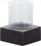 Стакан Nicol Petra 2182158 настольный натуральный камень (сланец / стекло прозрачное
