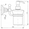 Дозатор для жидкого мыла Niсolazzi Classica lusso 1489B CR 43 настенный хром /Swarovski / керамика черная