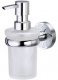 Дозатор для мыла Wasserkraft Isen K-4000 K-4099 подвесной хром/стекло матовое