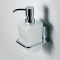 Дозатор для мыла Wasserkraft Leine K-5000 K-5099 подвесной хром/стекло матовое