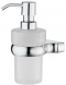 Дозатор для мыла Wasserkraft Berkel K-6800 K-6899 подвесной хром/стекло матовое