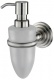 Дозатор для мыла Wasserkraft Ammer K-7000 K-7099 подвесной хром матовый/стекло матовое